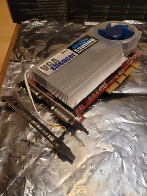 Ati Radeon 9700 128MB Retro PC Gaming AGP Graphics Card  gfx nvidia amd Vintage - Image 1 of 4