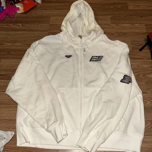 Sudadera con capucha polar X-Large X Racing 2004 rosa nueva con etiquetas - Imagen 1 de 8