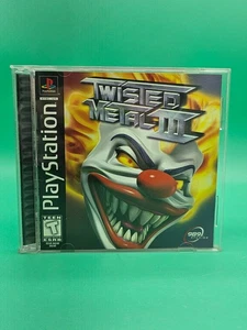 Twisted Metal III 3 (Sony PlayStation 1, 1998) PS1 Black Label CIB COMPLETE Card - Picture 1 of 5