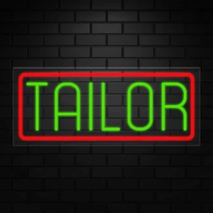 Tailor Neon Sign for Retail Displays | LED Flex Neon | 24"W x 10"H x 1"D - Picture 1 of 5
