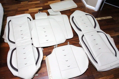 Juego de funda de asiento de auto acolchada de cuero suave Subaru Ascent 2021 NUEVO Foto 1 de 4