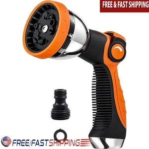 Adjustable Garden Hose Nozzle High Pressure Sprayer Thumb Control Leak Proof New - Picture 1 of 8