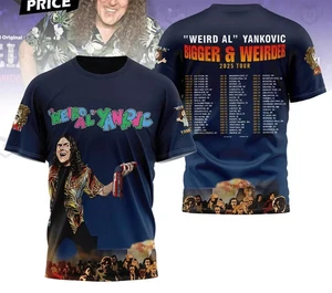 Camiseta Weird Al Yankovic 2025 Tour 3D AOP Talla S-5XL 2 LADOS - Imagen 1 de 4