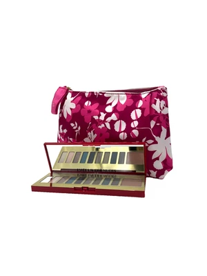 Estee Lauder Pure Color Envy Eye Shadow Palette Nudes & Pink Floral Cosmetic Bag - Image 1 of 4
