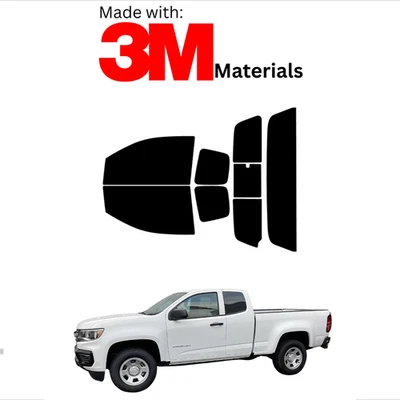 Tinte de ventana precortado para Chevrolet Colorado 2drpu Ext-15-23 cerámica hecho con 3M Foto 1 de 4