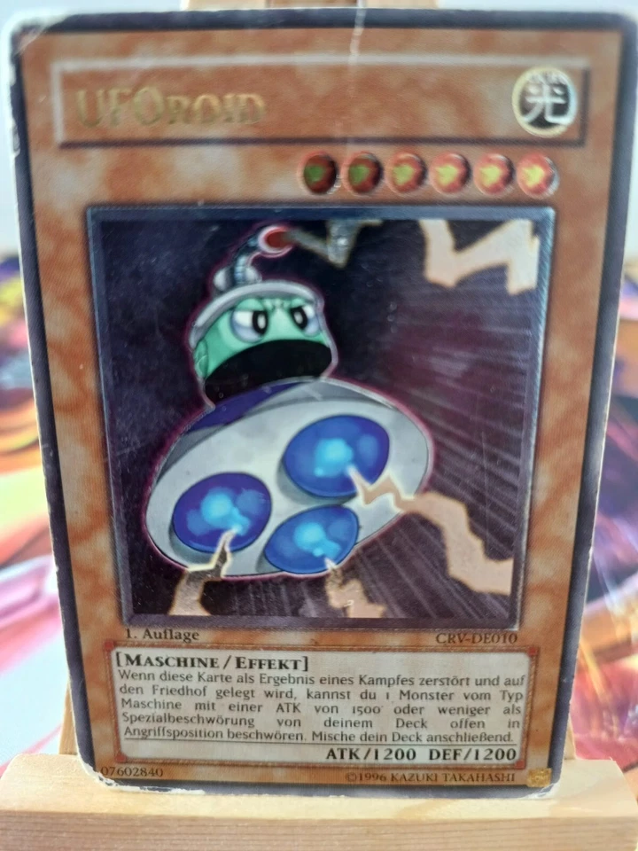 UFOroid CRV-DE010 Ultimate Rare Deutsch Poor 1st Auflage YUGIOH - Bild 1 von 1