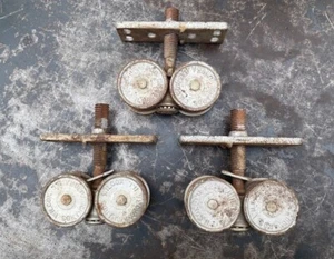 Vintage Richards Wilcox Barn Door Roller Slider Trolley Ball Bearing Door Hanger - Picture 1 of 2