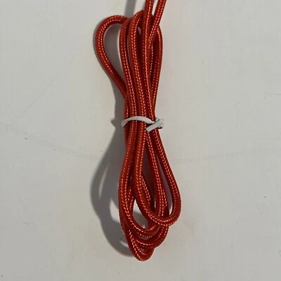 USB-A to 8 pin Red Fabric Braid iPhone Charging cable For iPhone 6 7 8 X 11 12 - Image 1 of 4