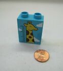 Lego Duplo GIRAFFE HEIGHT GROWTH CHART BLOCK Specialty Printed for House 