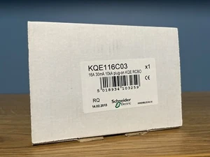 SCHNEIDER ELECTRIC/SQUARE D 16amp Rcbo KQE116C03 Loadcentre Curve C 30mA 10kA - Picture 1 of 6