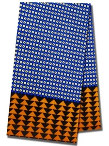 High Quality African Ankara Wax Print in Vibrant Colors ! 6 YARDS _Fast Shipping - Picture 1 of 2