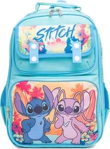 Stitch Large School backpack with Padded Back and Adjustable Straps - Picture 1 of 8