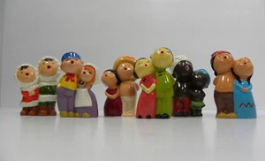 Weltgeschenk, handbemalt Japan, Weltfiguren 1958, Weltausstellung Souvenir - Bild 1 von 15