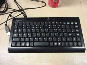 Keysonic ACK-3700C QWERTY UK Ultra Compact USB Black Keyboard Tastatur Schwarz - Bild 1 von 2