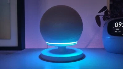 Echo Dot Knurled Marble Effect Stand Mount - Amazon Alexa Echo Dot Speaker 4/5th - Image 1 of 4