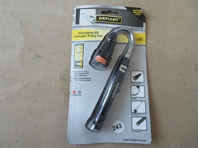 New Defiant Telescoping LED Flashlight and Magnetic Pickup Tool - Image 1 of 4