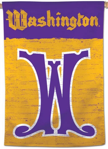 WASHINGTON HUSKIES Retro-1960s-Style Official NCAA Team 28x40 BANNER Flag Cover