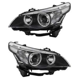 Xenonscheinwerfer Set L.E.D mit Motor für BMW 5er E60 Touring E61 D2S H7 - Bild 1 von 5
