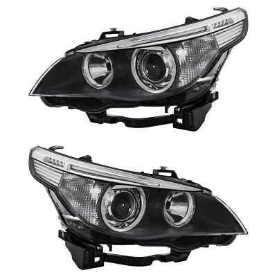 Xenonscheinwerfer Set L.E.D mit Motor für BMW 5er E60 Touring E61 D2S H7 - Bild 1 von 4