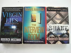 3 new RODERICK ANSCOMBE pb books MYSTERY paperbacks SHANK, VIRGIN rare THRILLERS - Bild 1 von 9