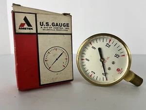 Ametek USG 15359-1 U.S. Manometro 0-15 P602 manometro - Foto 1 di 4