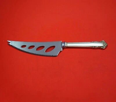 Cuchillo para queso y salchichas English Shell by Lunt de plata esterlina hecho a medida 7" Foto 1 de 3