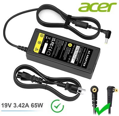 19V 3.42A Power Supply AC Adapter Charger for Gateway NE56R41u NE56R34u NE51006u - Image 1 of 4