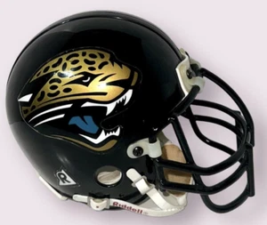 JACKSONVILLE JAGUARS AUTHENTIC RIDDELL WITH METAL MASK FOOTBALL MINI HELM - Bild 1 von 5