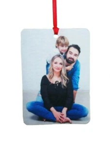 Personalised Car Air Freshener Custom printed Photo both sides - Picture 1 of 3