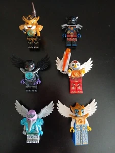 LEGO Legends Of Chima 6 Figure LOT Ewald Eris Tormak Razcal Scorm Vardy SCRAPES - Picture 1 of 12