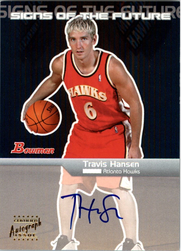 2003-04 Bowman Signs of the Future #TH Travis Hansen Auto - NM-MT - Image 1 of 2