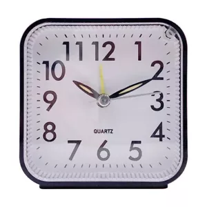 LED Desk Alarm Clock Nightlight Snooze Quiet Non Ticking Battery Powered Bedroom - Picture 1 of 12