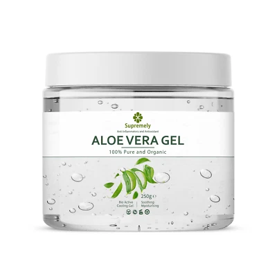 100% Pure Aloe Vera Gel Natural Organic Multipurpose Soothing Hair & Skin Care - Image 1 of 4