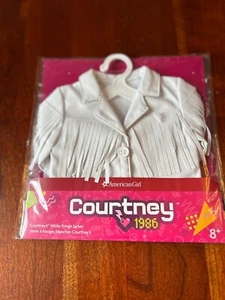 AMERICAN GIRL COURTNEY MOORE WHITE FRINGED JACKET NEW NIP - Picture 1 of 4
