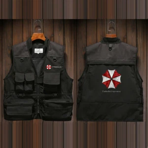Game Umbrella Corporation Vest Men Personalized Print Coat Cosplay New  - Picture 1 of 7