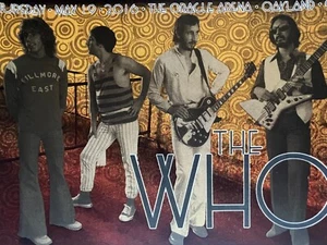 The Who Chuck Sperry Concert Screen Print Poster 5/19 2016 Oracle Arena Oakland - Picture 1 of 3