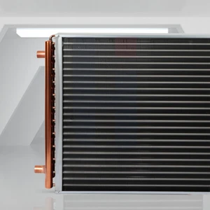 24x24 Water to Air Heat Exchanger Hot Water Coil Outdoor Wood Furnace Economical - Picture 1 of 8