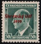 ✔️ SLOVAQUIE 1939 - SLOVENSKY STAT OVERPRINT - SC.8 MNH OG [SK008]