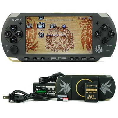 Sony PlayStation PSP 3000 | 64 GB | New Shell | Charger + Ostent Battery - Image 1 of 4