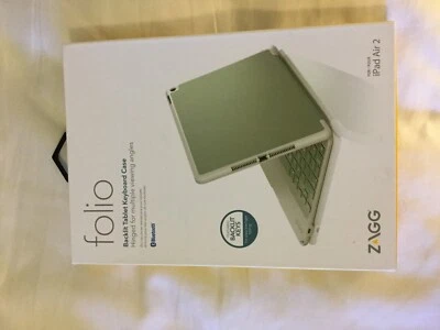ZAGG ID6ZFNGY0 Folio Case Bluetooth Keyboard for iPad Air 2 - Sage - Image 1 of 2