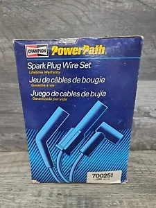 Champion PowerPath 700251 Spark Plug Wire Set 8MM 8 cylinder 1980's V-8 Motors - Picture 1 of 7