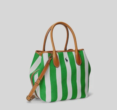 Ralph Lauren Polo Tote Bag REVERSIBLE Bellport Leather Cross Body Handbag £269 - Image 1 of 4