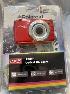 Polaroid i20X29 Digital Camera RED 20 MegaPixels 10x Optical Zoom New NIp - Image 1 of 3