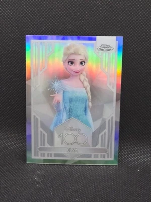 Elsa Refractor 2023 Topps Chrome Disney 100 #92 - Image 1 of 2