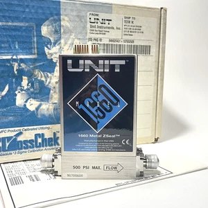 Unit UFC-1660 Mass Flow Controller MFC 10 SLM 10000 SCCM H2 Hydrogen 500 PSI NOS - Picture 1 of 8