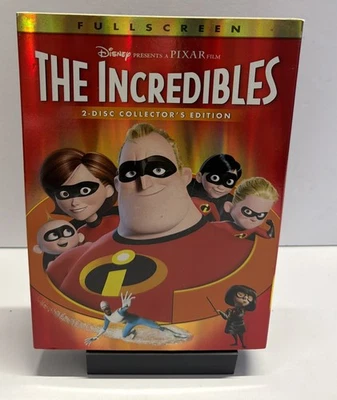 THE INCREDIBLES 2-DISC COLLECTOR’S EDITION DVD DISNEY PIXAR FILM PRE-OWNED - Image 1 of 2