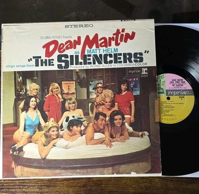 Dean Martin as Matt Helm THE SILENCERS Original 1966 Soundtrack Vinyl LP VG/VG+ - Image 1 of 4