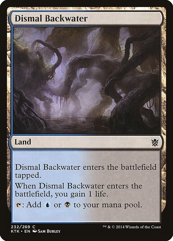 Dismal Backwater 232 LP Normal Khans of Tarkir MTG EN - Image 1 of 1
