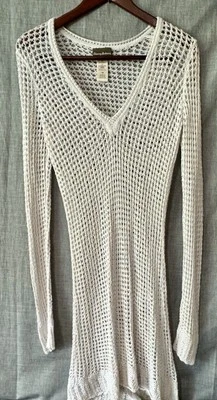 Tommy Bahama 女式沐浴套装保护套白色中号长袖轻便 — 第 1/4 张图片