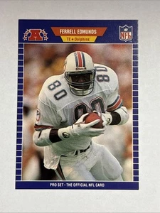 Ferrell Edmunds 1989 Pro Set Dolphins #214   *N954* - Picture 1 of 2
